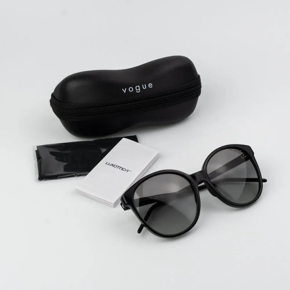 SALE! Vogue Women Sunglasses Black Gradient Butterfly VO5509S W44/1156 BRAND NEW